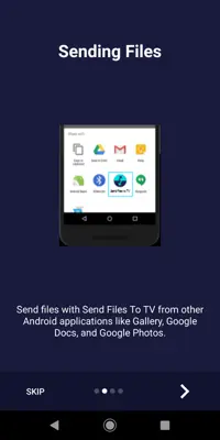 Send Files To TV android App screenshot 1