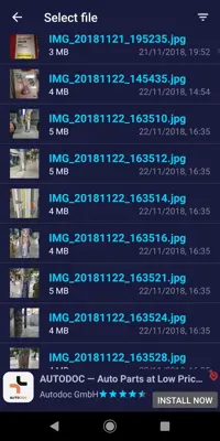 Send Files To TV android App screenshot 5